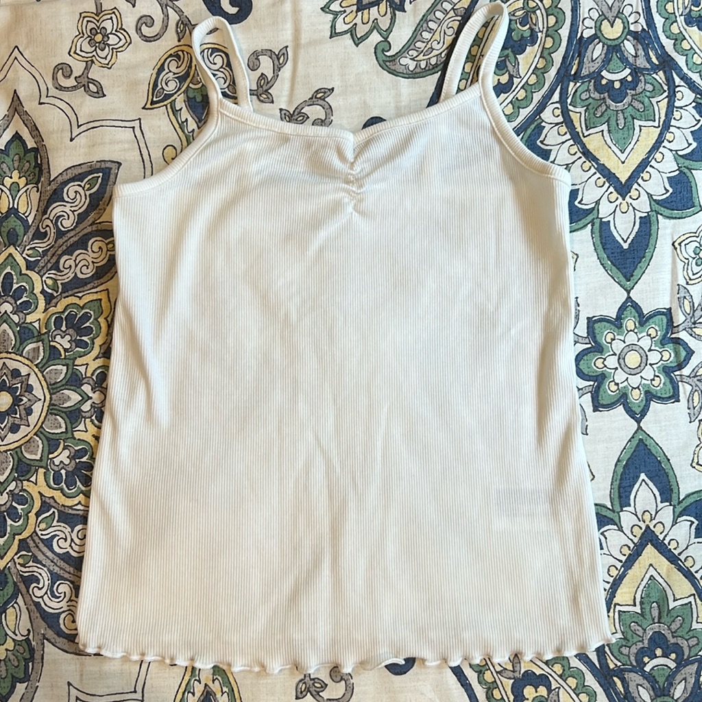 Girls Art Class Brand White Tank Girls Art Class Brand White Tank